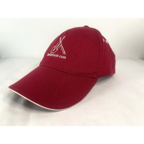 Retro The Tay Bank Beechfield Adjustable Red Violin Golf Cap NWT - Picture 3 of 8